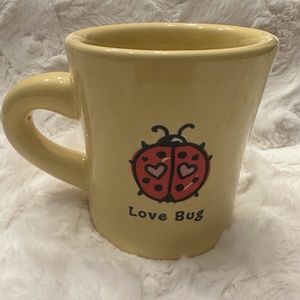 BRAND NEW Life Is Good Home Diner Mug - Love Bug